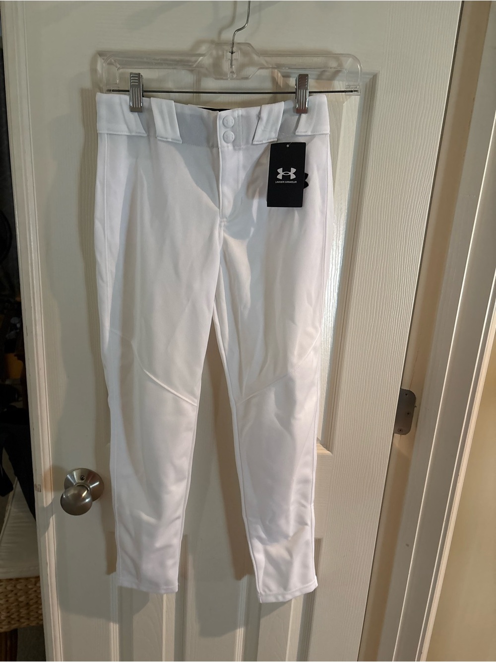 Under Armour White Ankle Performance baseball pants NWT